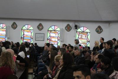 Missa de AÃ§Ã£o de GraÃ§as em louvor ao Bom Jesus em Campo Mendes foi presidida pelo Padre Paulo 